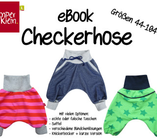 Ebook - Checkerhose Gr. 44 - 104